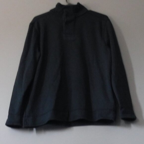Mens Size Large Heavy Duty Field & Stream Long Sleeve Pull Over 3 Button Sweater - Picture 1 of 2